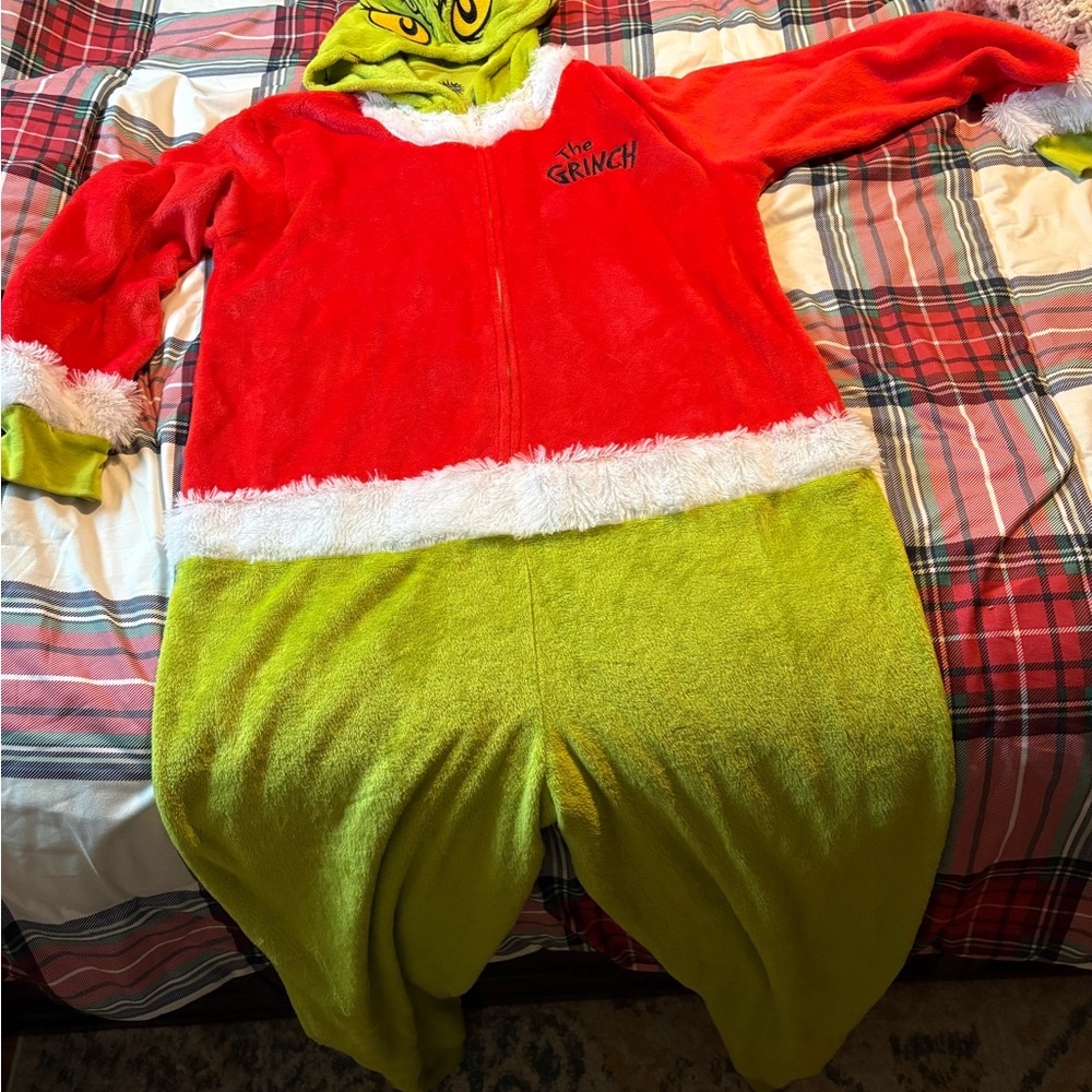 The Grinch adult onesie